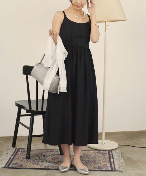 H.TOKYO NUIT（エイチトウキョウニュイ）の「バックリングキャミオケージョンドレス（ドレス・レディース・ブラック・SMALL/MEDIUM/LARGE）」の4枚目の写真