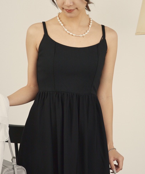 H.TOKYO NUIT（エイチトウキョウニュイ）の「バックリングキャミオケージョンドレス（ドレス・レディース・ブラック・SMALL/MEDIUM/LARGE）」の15枚目の写真