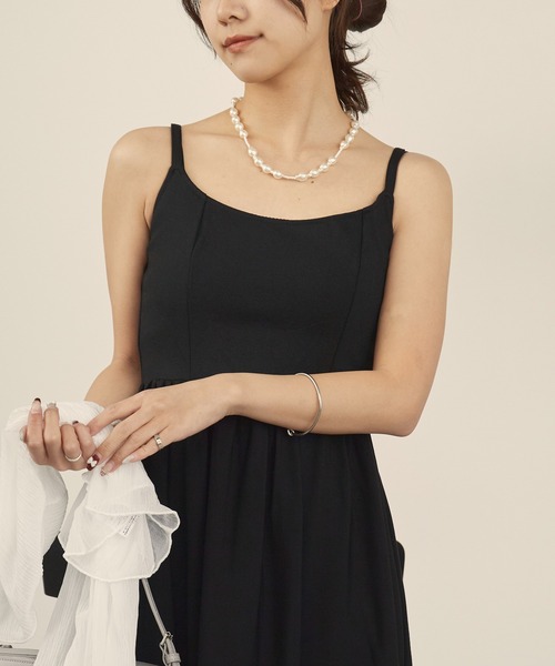 H.TOKYO NUIT（エイチトウキョウニュイ）の「バックリングキャミオケージョンドレス（ドレス・レディース・ブラック・SMALL/MEDIUM/LARGE）」の14枚目の写真