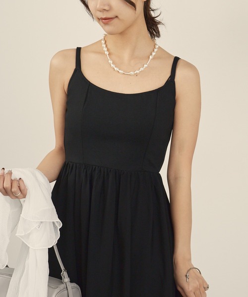 H.TOKYO NUIT（エイチトウキョウニュイ）の「バックリングキャミオケージョンドレス（ドレス・レディース・ブラック・SMALL/MEDIUM/LARGE）」の13枚目の写真