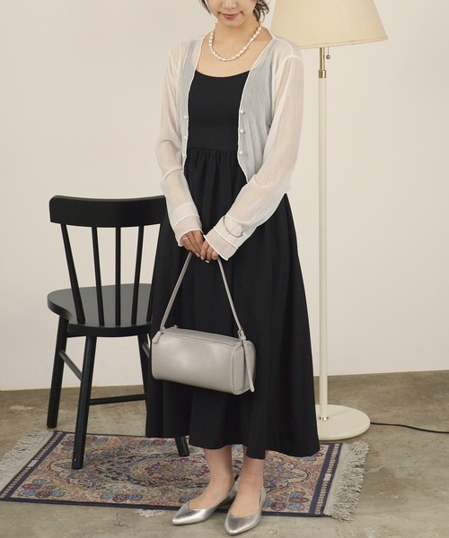 H.TOKYO NUIT（エイチトウキョウニュイ）の「バックリングキャミオケージョンドレス（ドレス・レディース・ブラック・SMALL/MEDIUM/LARGE）」の8枚目の写真