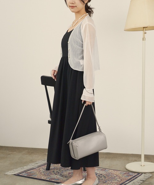 H.TOKYO NUIT（エイチトウキョウニュイ）の「バックリングキャミオケージョンドレス（ドレス・レディース・ブラック・SMALL/MEDIUM/LARGE）」の9枚目の写真