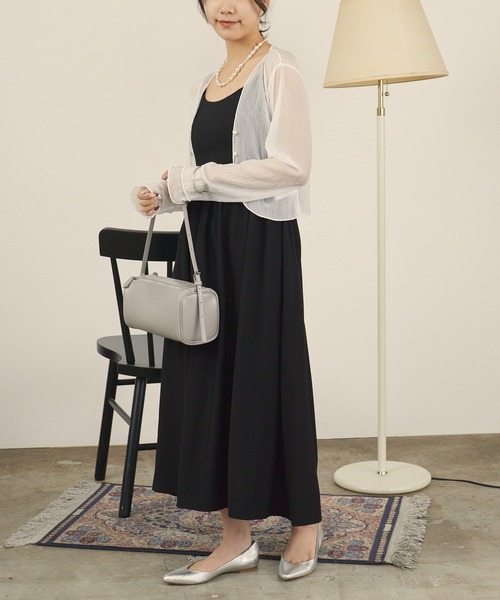 H.TOKYO NUIT（エイチトウキョウニュイ）の「バックリングキャミオケージョンドレス（ドレス・レディース・ブラック・SMALL/MEDIUM/LARGE）」の12枚目の写真