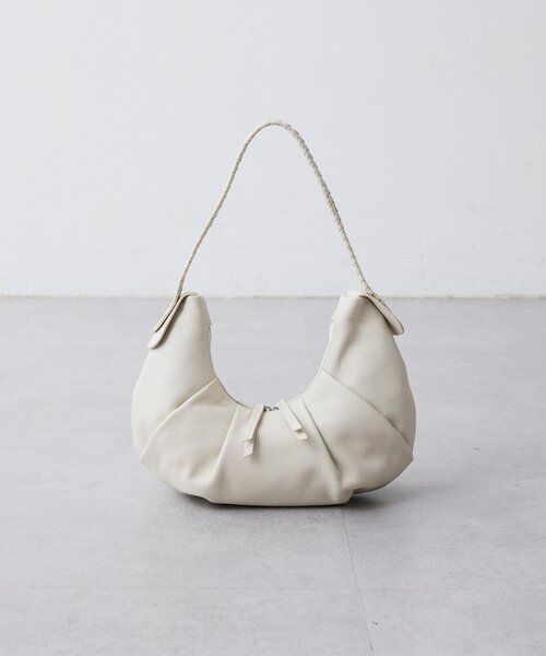 ウィムガゼット　Hoaw ハンドバッグ　オフホワイト　白 Whim Gazette（ウィム ガゼット） 「Hoaw.」ハンドバッグ FREE オフ