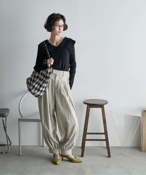 THE YOn（ザヨン）の「ギンガムチェックビッグトート（トートバッグ・レディース・ブルー/ブラック・FREE）」の18枚目の写真