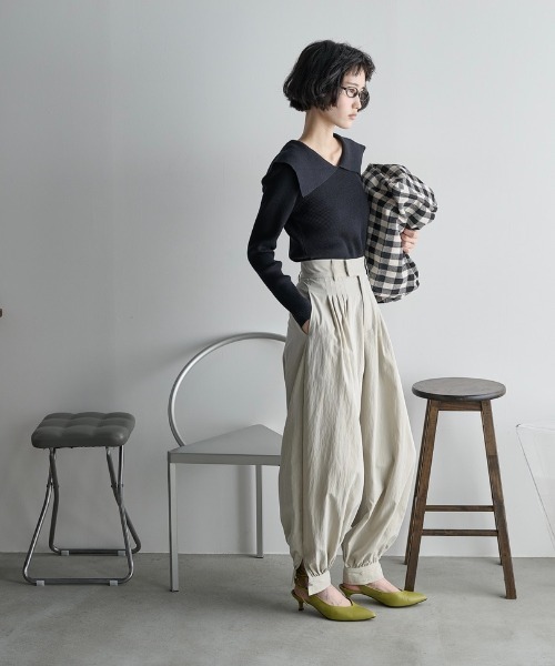 THE YOn（ザヨン）の「ギンガムチェックビッグトート（トートバッグ・レディース・ブルー/ブラック・FREE）」の19枚目の写真