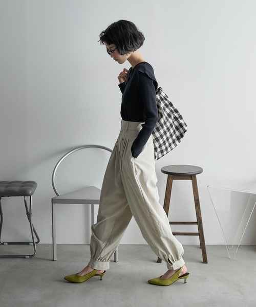 THE YOn（ザヨン）の「ギンガムチェックビッグトート（トートバッグ・レディース・ブルー/ブラック・FREE）」の20枚目の写真