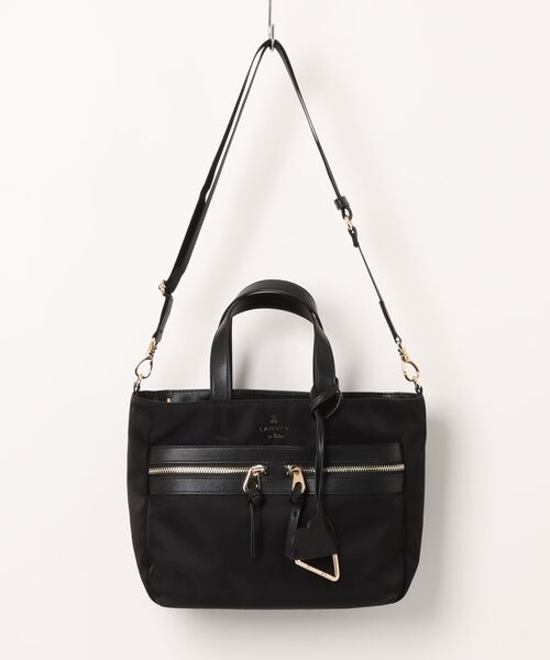 LANVIN en Bleu（ランバンオンブルー）の「グラン 2wayトートバッグ（トートバッグ・レディース・グレー/ブラック・FREE）」の2枚目の写真