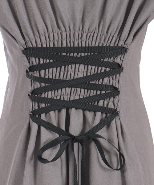 axes femme（アクシーズファム）の「チュールリボン付ワンピース（ワンピース・レディース・ワイン/グレー/ミント・FREE）」の22枚目の写真