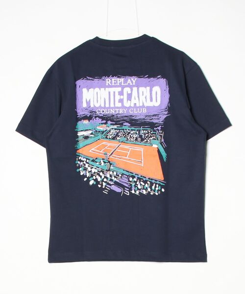 REPLAY(リプレイ)の「REPLAY × Monte Carlo Country Club オーバーサイズ Tシャツ(Tシャツ/カットソー・メンズ・ネイビー/ホワイト・MEDIUM/SMALL/X-LARGE/LARGE)」の7枚目の写真