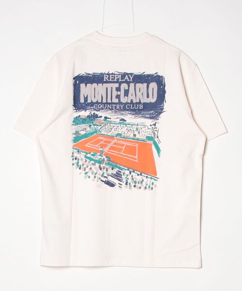 REPLAY(リプレイ)の「REPLAY × Monte Carlo Country Club オーバーサイズ Tシャツ(Tシャツ/カットソー・メンズ・ネイビー/ホワイト・MEDIUM/SMALL/X-LARGE/LARGE)」の8枚目の写真