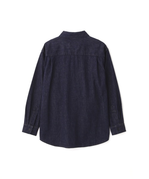 MHL.（エムエイチエル）の「CANTON LIGHT DENIM（シャツ/ブラウス・メンズ・インディゴブルー・40/38）」の5枚目の写真