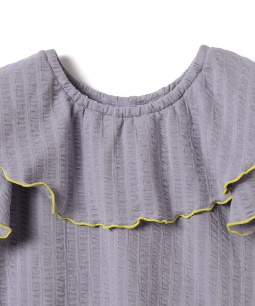 BEAMS mini（ビームスミニ）の「【WEB限定】フレアカラー Tシャツ 2026SS（90～140cm）（Tシャツ/カットソー・キッズ・パープル系その他4/ミント・120/110/100/90/140/130）」の3枚目の写真