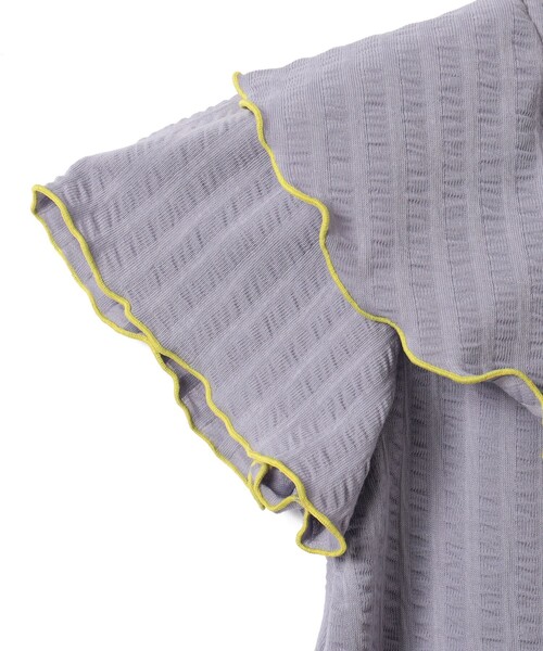 BEAMS mini（ビームスミニ）の「【WEB限定】フレアカラー Tシャツ 2026SS（90～140cm）（Tシャツ/カットソー・キッズ・パープル系その他4/ミント・120/110/100/90/140/130）」の4枚目の写真