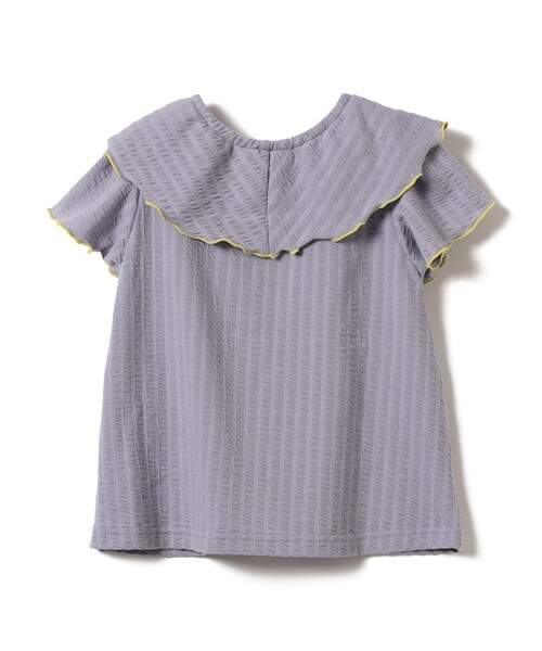BEAMS mini（ビームスミニ）の「【WEB限定】フレアカラー Tシャツ 2026SS（90～140cm）（Tシャツ/カットソー・キッズ・パープル系その他4/ミント・120/110/100/90/140/130）」の6枚目の写真