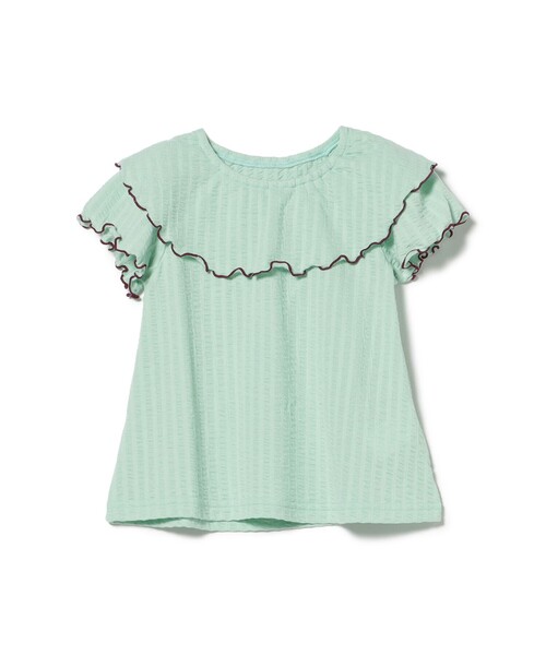 BEAMS mini（ビームスミニ）の「【WEB限定】フレアカラー Tシャツ 2026SS（90～140cm）カジュアル プチプラ 保育園 通学 定番 キッズ（Tシャツ/カットソー・キッズ・パープル系その他4/ミント・120/110/100/90/140/130）」の12枚目の写真