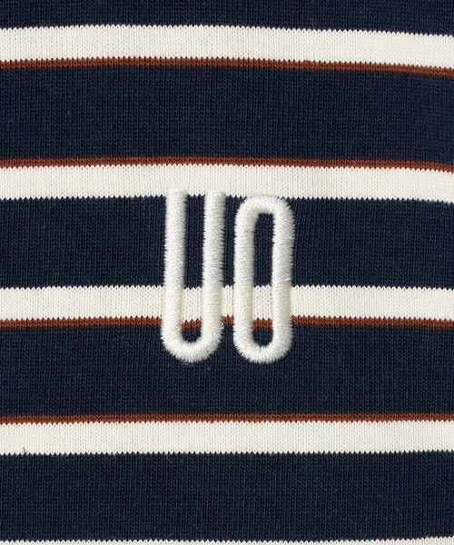 UNIVERSAL OVERALL（ユニバーサルオーバーオール）の「【別注】＜UNIVERSAL OVERALL＞ボーダー ロングスリーブ / キッズ  140cm-160cm（Tシャツ/カットソー・キッズ・ネイビー/オフホワイト・M(140-150cm)/L(160cm)）」の7枚目の写真