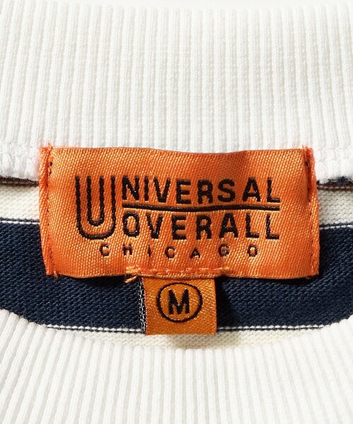 UNIVERSAL OVERALL(ユニバーサルオーバーオール)の「【別注】<UNIVERSAL OVERALL>ボーダー ロングスリーブ / キッズ 140cm-160cm(Tシャツ/カットソー・キッズ・ネイビー/オフホワイト・M(140-150cm)/L(160cm))」の13枚目の写真