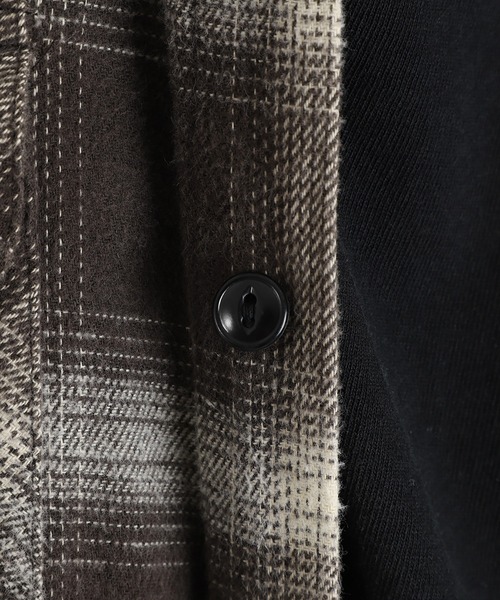 GOLD（ゴールド）の「GOLD / ゴールド：COTTON NEL CHECK PULLOVER WORK SHIRT：25B-GL29547[MUS]（シャツ/ブラウス・メンズ・ブラック・M）」の10枚目の写真