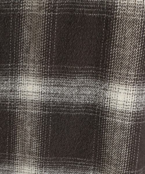 GOLD（ゴールド）の「GOLD / ゴールド：COTTON NEL CHECK PULLOVER WORK SHIRT：25B-GL29547[MUS]（シャツ/ブラウス・メンズ・ブラック・M）」の8枚目の写真