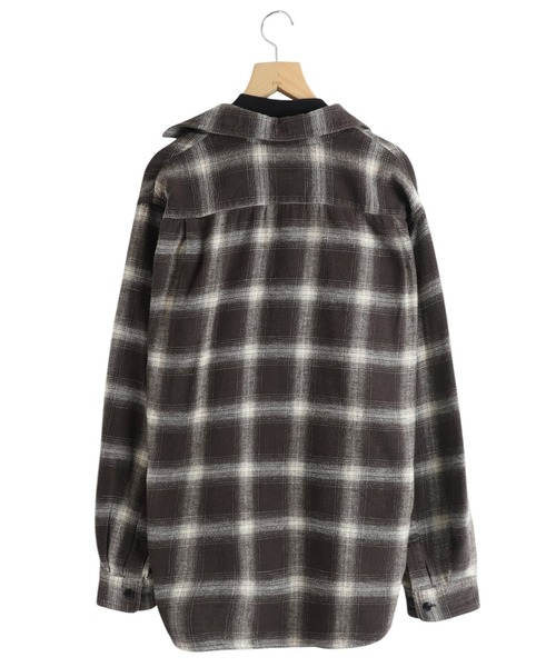 GOLD（ゴールド）の「GOLD / ゴールド：COTTON NEL CHECK PULLOVER WORK SHIRT：25B-GL29547[MUS]（シャツ/ブラウス・メンズ・ブラック・M）」の12枚目の写真