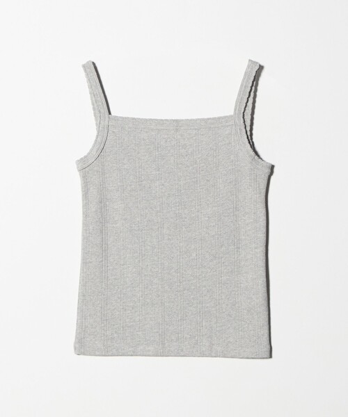 BEAUTY&YOUTH UNITED ARROWS(ビューティーアンドユースユナイテッドアローズ)の「コットン パターンメッシュ キャミソール(キャミソール・レディース・グレー系/ブラック/ピンク/ホワイト・FREE)」の4枚目の写真