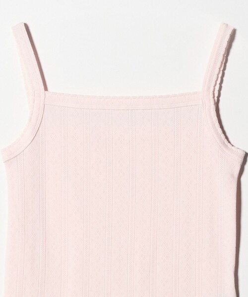 BEAUTY&YOUTH UNITED ARROWS(ビューティーアンドユースユナイテッドアローズ)の「コットン パターンメッシュ キャミソール(キャミソール・レディース・グレー系/ブラック/ピンク/ホワイト・FREE)」の16枚目の写真