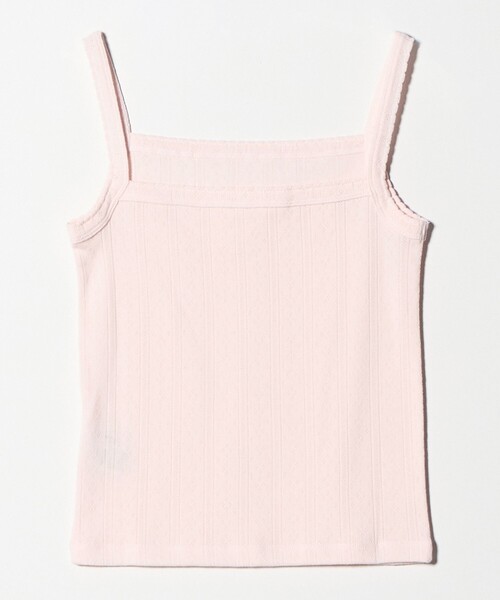 UNITED ARROWS beauty&youthガーリーキャミソール BEAUTY＆YOUTH UNITED ARROWS キャミソール コットン パターンメッシュ