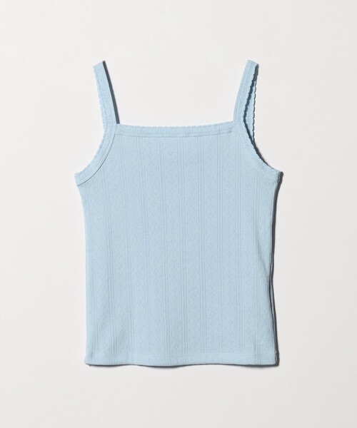 BEAUTY&YOUTH UNITED ARROWS(ビューティーアンドユースユナイテッドアローズ)の「コットン パターンメッシュ キャミソール(キャミソール・レディース・グレー系/ブラック/ピンク/ホワイト/ライトブルー/その他1・FREE)」の12枚目の写真