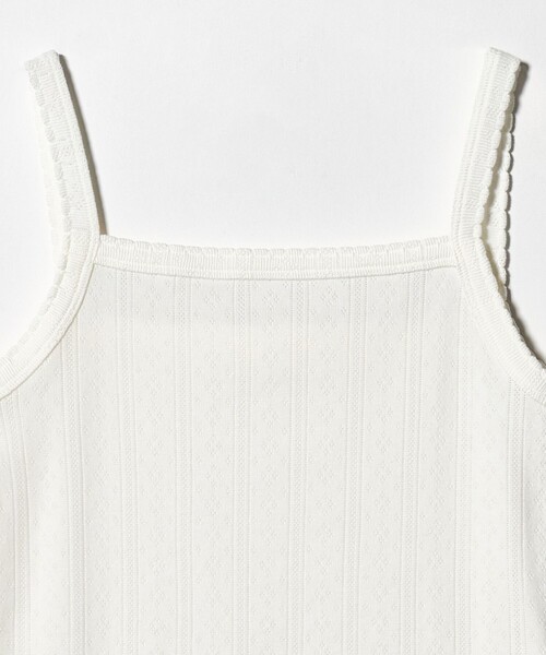 BEAUTY&YOUTH UNITED ARROWS(ビューティーアンドユースユナイテッドアローズ)の「コットン パターンメッシュ キャミソール(キャミソール・レディース・グレー系/ブラック/ピンク/ホワイト/ライトブルー/その他1・FREE)」の16枚目の写真