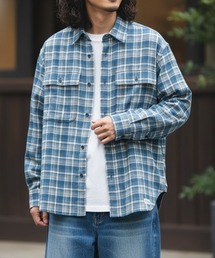 LS SHIRT /BANKS JOURNAL(バンクスジャーナル）チェックパターン長袖シャツ