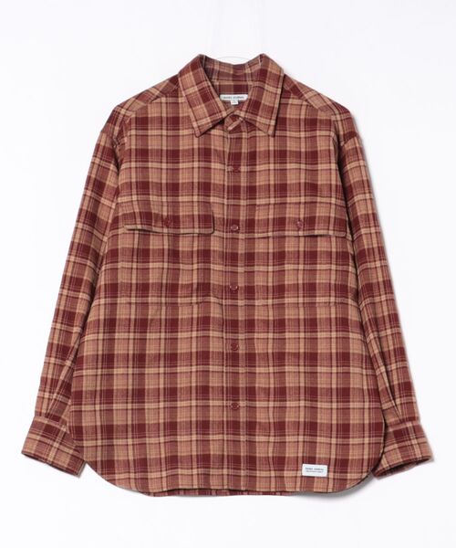 BANKS(バンクス)の「LS SHIRT /BANKS JOURNAL(バンクスジャーナル)チェックパターン長袖シャツ(シャツ/ブラウス・メンズ・ブルー/ブラウン・MEDIUM/LARGE)」の6枚目の写真