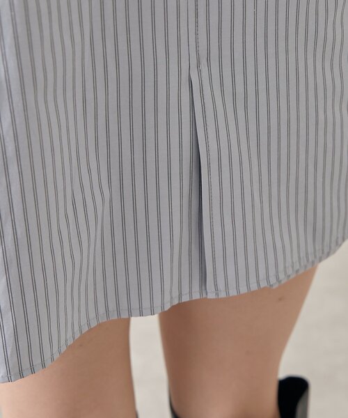 mline（エムライン）の「[mline]パジャマ ビッグシャツ（シャツ/ブラウス・レディース・ブルー/アイボリー・FREE）」の6枚目の写真