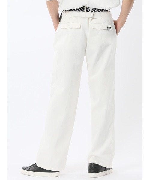 DRAW(ドロー)の「ドロー/DRAW ワイド テーパード チノ パンツ メンズ(チノパンツ・メンズ・ホワイト/ベージュ・MEDIUM/LARGE)」の9枚目の写真