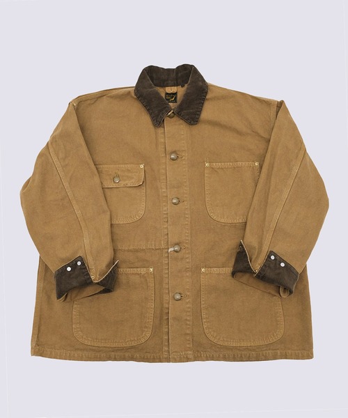 orSlow(オアスロウ)の「【orSlow】RELAX FIT OXFORD COVERALL(カバーオール・メンズ・ブラック/ブラウン・1/2/3)」の1枚目の写真