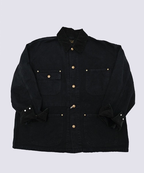 orSlow(オアスロウ)の「【orSlow】RELAX FIT OXFORD COVERALL(カバーオール・メンズ・ブラック/ブラウン・1/2/3)」の2枚目の写真