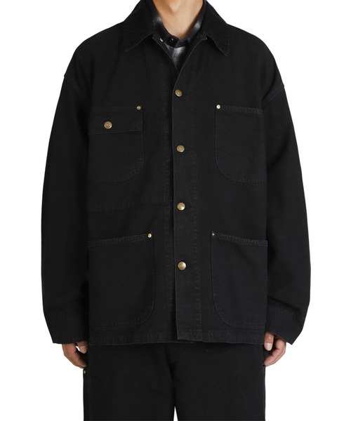 orSlow（オアスロウ）の「【orSlow】RELAX FIT OXFORD COVERALL（カバーオール・メンズ・ブラウン/ブラック・1/2/3）」の3枚目の写真