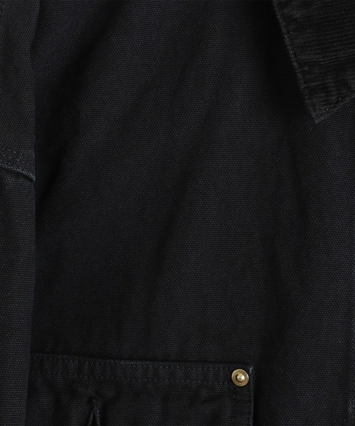 orSlow（オアスロウ）の「【orSlow】RELAX FIT OXFORD COVERALL（カバーオール・メンズ・ブラウン/ブラック・1/2/3）」の11枚目の写真