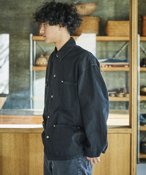 orSlow（オアスロウ）の「【orSlow】RELAX FIT OXFORD COVERALL（カバーオール・メンズ・ブラウン/ブラック・1/2/3）」の15枚目の写真
