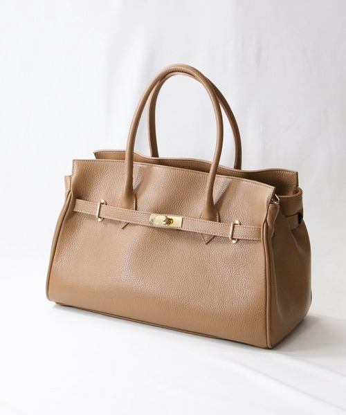 Gready Brilliant（グレディブリリアン）の「レザーベルトトート（トートバッグ・レディース・ブラック/ブラウン・FREE）」の2枚目の写真