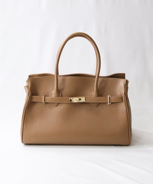 Gready Brilliant（グレディブリリアン）の「レザーベルトトート（トートバッグ・レディース・ブラック/ブラウン・FREE）」の3枚目の写真