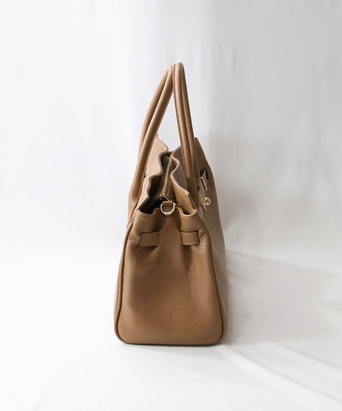 Gready Brilliant（グレディブリリアン）の「レザーベルトトート（トートバッグ・レディース・ブラック/ブラウン・FREE）」の4枚目の写真