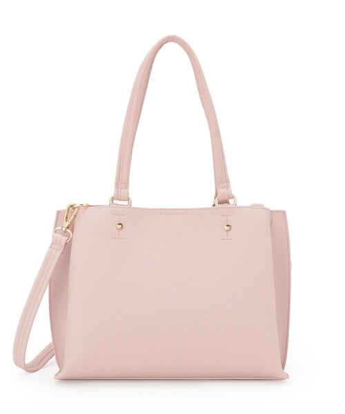 SHOO・LA・RUE（シューラルー）の「【軽量／2WAY】ふわっと軽いトートバッグ（トートバッグ・レディース・グレー/ブラック/ピンク系/ベージュ系4・00）」の14枚目の写真