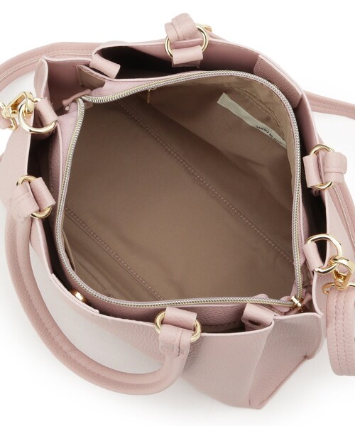 SHOO・LA・RUE（シューラルー）の「【軽量／2WAY】ふわっと軽いトートバッグ（トートバッグ・レディース・グレー/ブラック/ピンク系/ベージュ系4・00）」の9枚目の写真