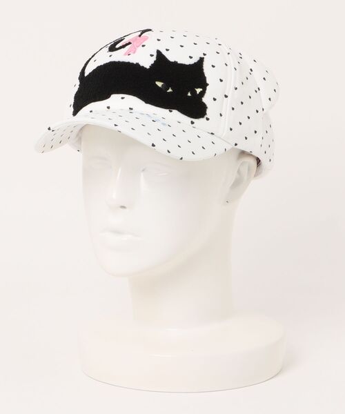 L.H.P(エルエイチピー)の「CFIERCE/フィアス/CAT ON MY HAT(キャップ・レディース・ホワイト/グレー・F)」の7枚目の写真