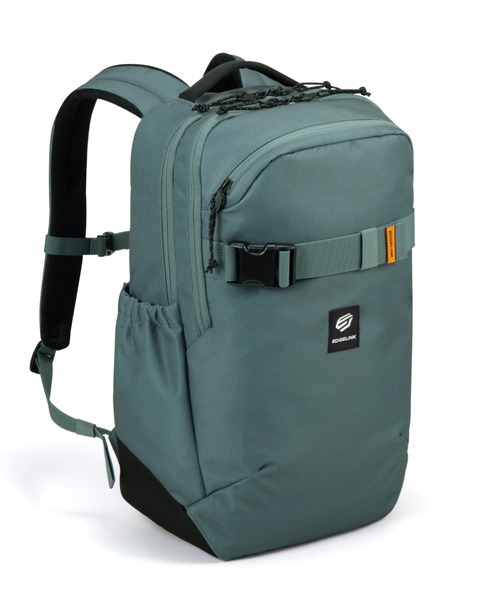 EDGELINK(エッジリンク)の「リュックサック テンプケーションSB 25L B4サイズ 14インチPC スケートボードホルダー 60502(バックパック/リュック・メンズ・ブラック/グリーン・FREE)」の2枚目の写真