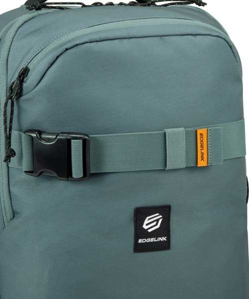 EDGELINK(エッジリンク)の「リュックサック テンプケーションSB 25L B4サイズ 14インチPC スケートボードホルダー 60502(バックパック/リュック・メンズ・ブラック/グリーン・FREE)」の10枚目の写真