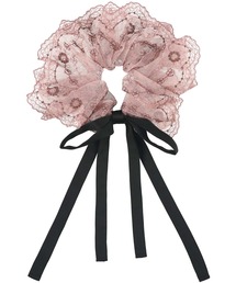 AMPHI（アンフィ）の「「sweetコラボ」　リボンレースシュシュ（シュシュ）」