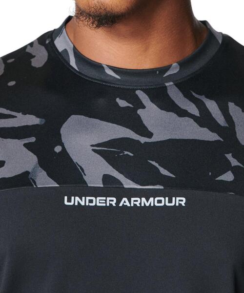 UNDER ARMOUR(アンダーアーマー)の「UAヤード テック ノベルティ ショートスリーブ Tシャツ(ベースボール/メンズ)(Tシャツ/カットソー・メンズ・ブラック・L/XL/M/S/2XL/3XL)」の4枚目の写真