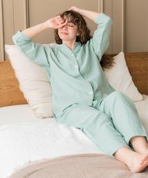 着る保湿クリーム（キルホシツクリーム）の「長袖前開きスキッパーデザインパジャマ（ルームウェア/パジャマ）」